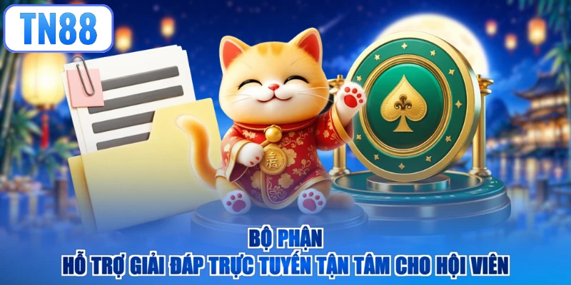 Bộ phận hỗ trợ giải đáp trực tuyến tận tâm cho hội viên