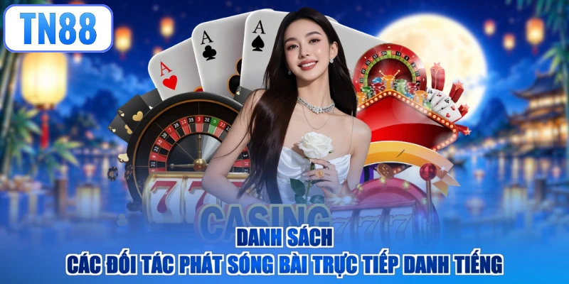 Danh sách các đối tác phát sóng bài trực tiếp danh tiếng