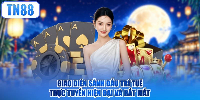 Giao diện sảnh đấu trí tuệ trực tuyến hiện đại và bắt mắt