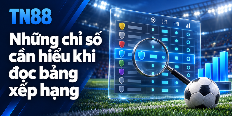 Những chỉ số cần hiểu khi đọc bảng xếp hạng