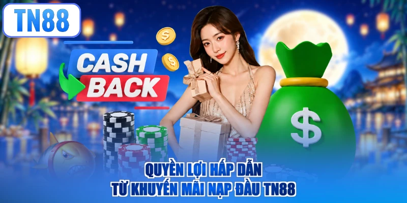 Quyền lợi hấp dẫn từ khuyến mãi nạp đầu TN88
