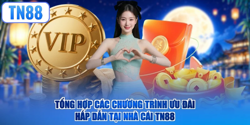 Tổng hợp các chương trình ưu đãi hấp dẫn tại nhà cái TN88