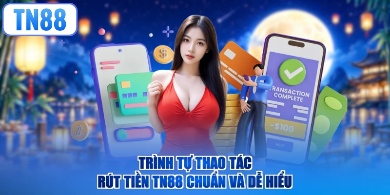 Trình tự thao tác rút tiền TN88 chuẩn và dễ hiểu